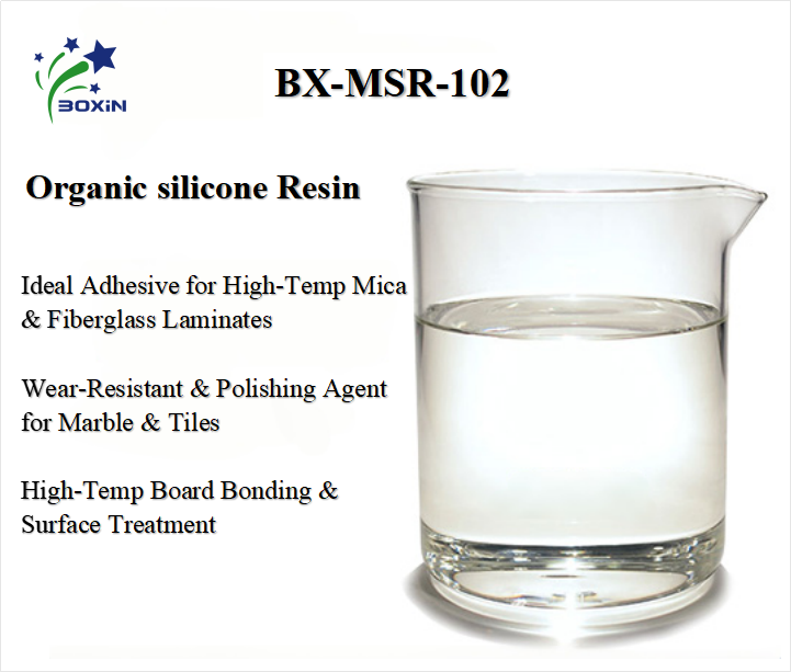 Colorless and transparent methyl silicone resin