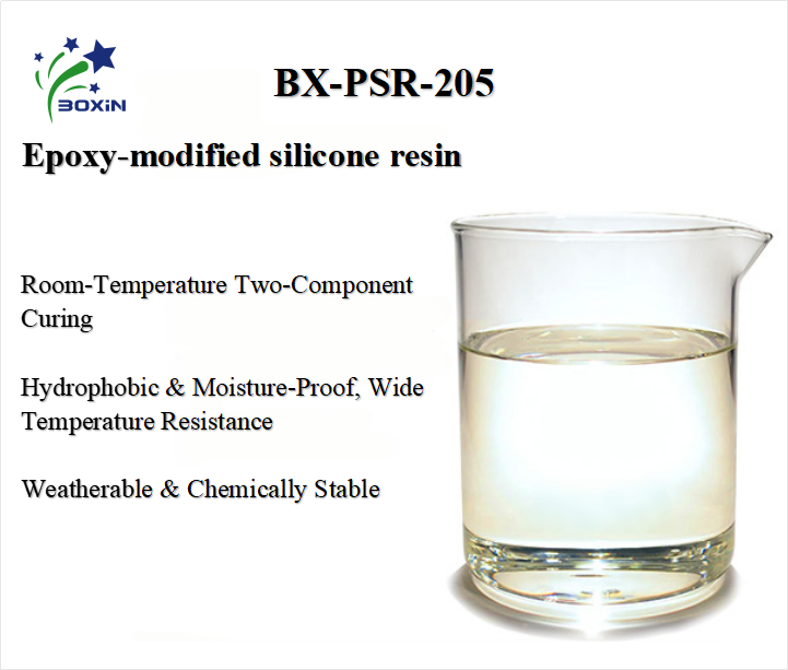 Epoxy-modified silicone resin is used to prepare special coatings