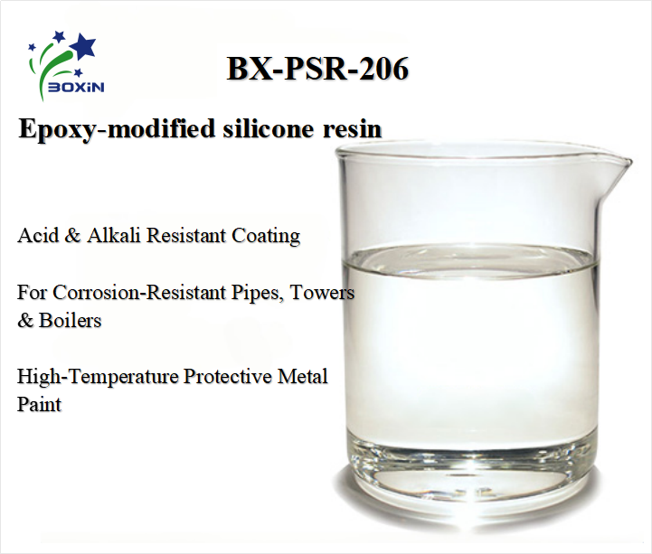 Epoxy modified silicone resin is used to prepare special coatings