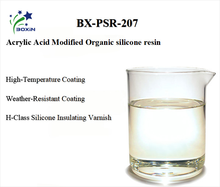Acrylic modified silicone resin for high performance coatings