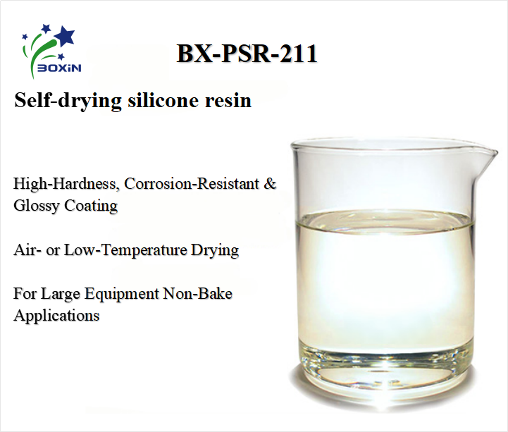 Self-drying silicone resin