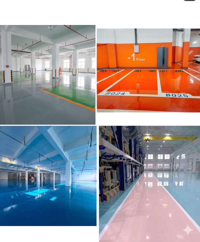 Epoxy flooring construction drawings